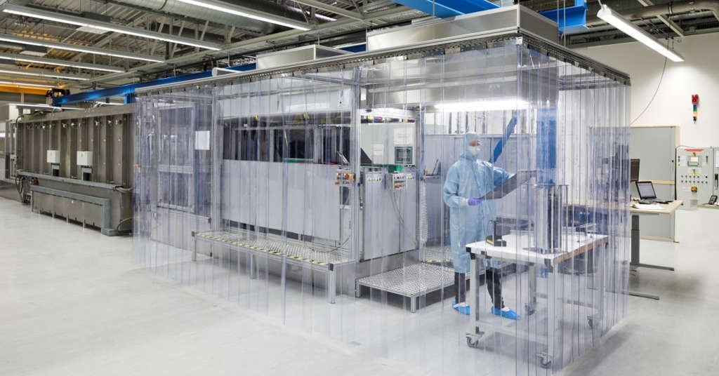 Nexwafe’s pilot production facility for kerfless monocrystalline wafers in Freiburg, Germany