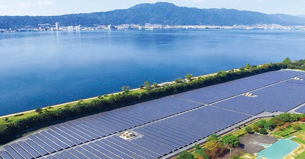 PV system in Japan with solar modules from Kyocera